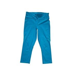 Xersion Green Athletic 7/8 Leggings Women's Sz S High-rise Medium Compression